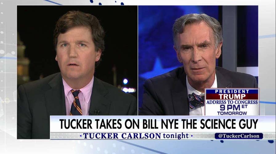 Tucker and Bill Nye clash on climate change
