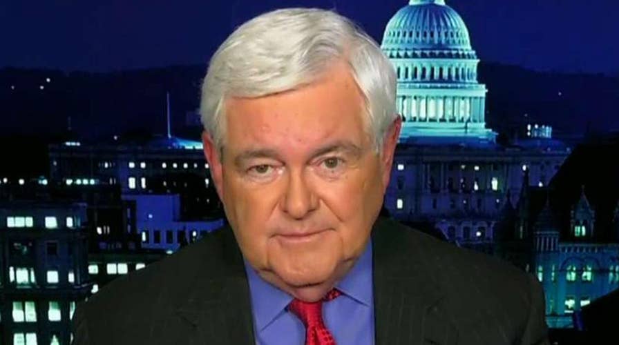 Gingrich Blasts Hollywoods Outrage Over Trump George W Bush Opens Up About Portraits Of 