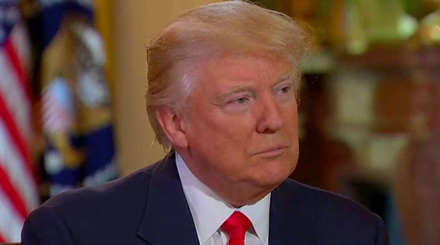 President Trump reflects on his first month in office