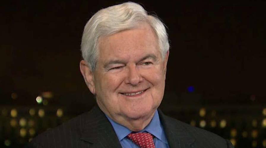 Gingrich 'blown away' by President Trump's 'best speech'