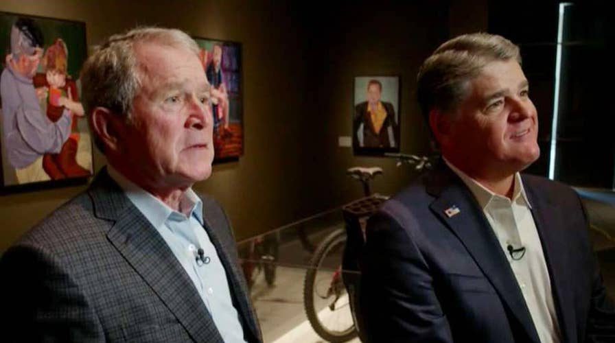 President Bush shares stories behind 'Portraits of Courage'