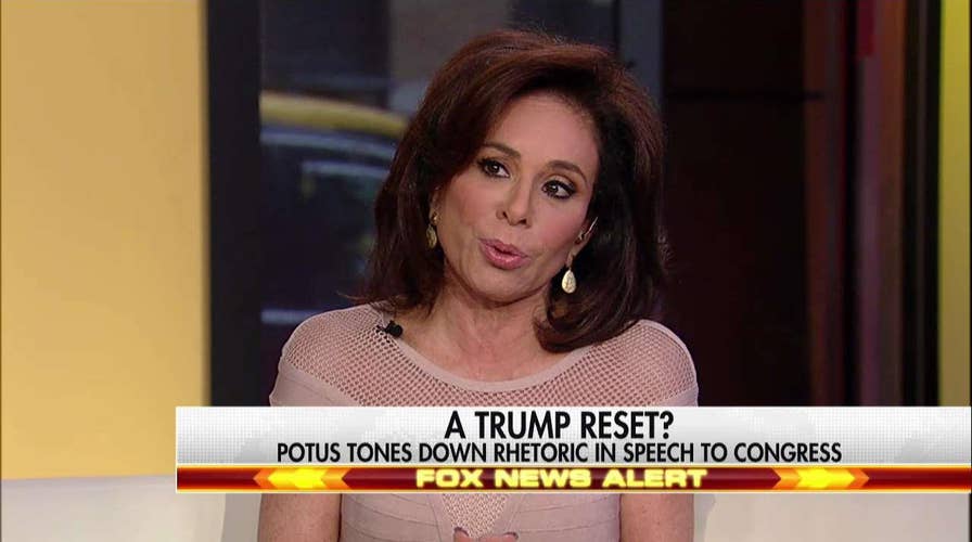 Judge Jeanine on Trump's address to Congress.