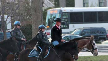 New Interior secretary rides horse to work for first day in office
