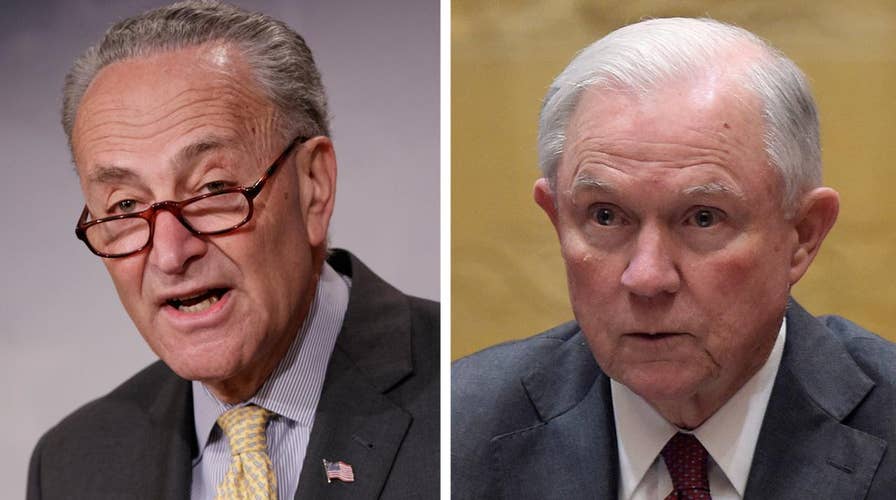 Schumer calls for Sessions' resignation, special prosecutor