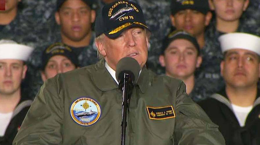 Trump talks expanding America's military capabilities