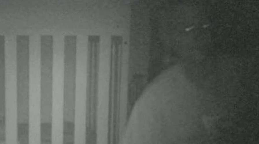 Baby monitor captures frightening image of an intruder