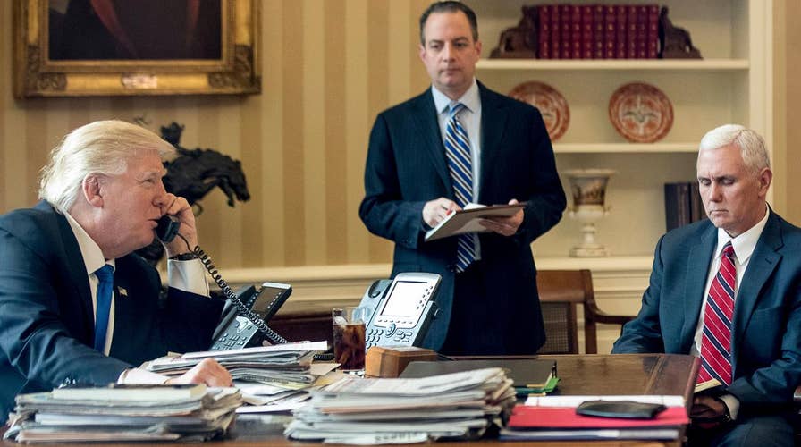 How does Trump's messy desk compare to past presidents?