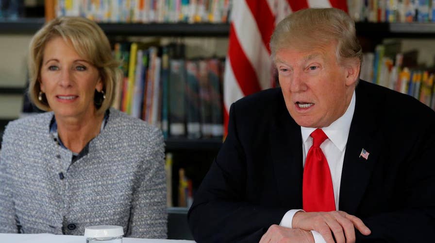 President Trump promotes school choice, vouchers