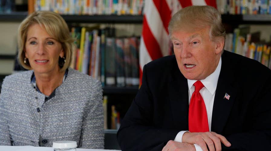 President Trump promotes school choice, vouchers