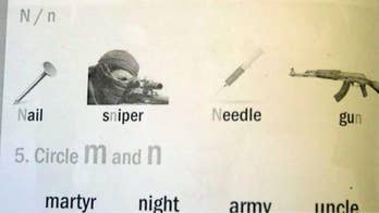 'G' is for gun: Troops find ISIS textbooks used to brainwash children