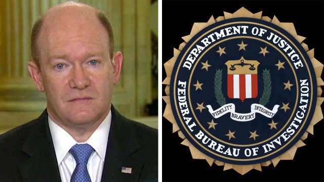 Coons walks back claims the FBI has proof of Russia ties