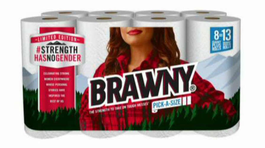 The Brawny Man gets replaced by a woman