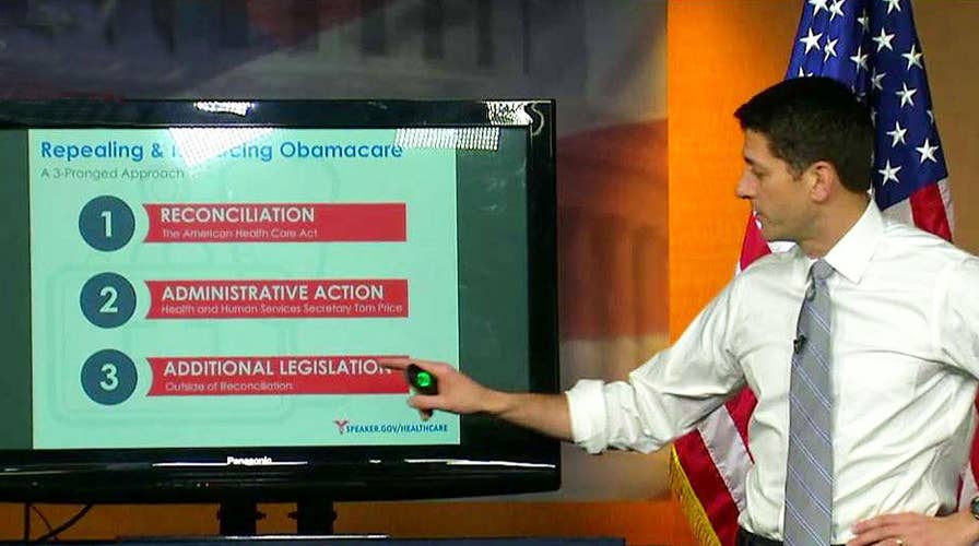 Ryan outlines steps to repeal, replace ObamaCare