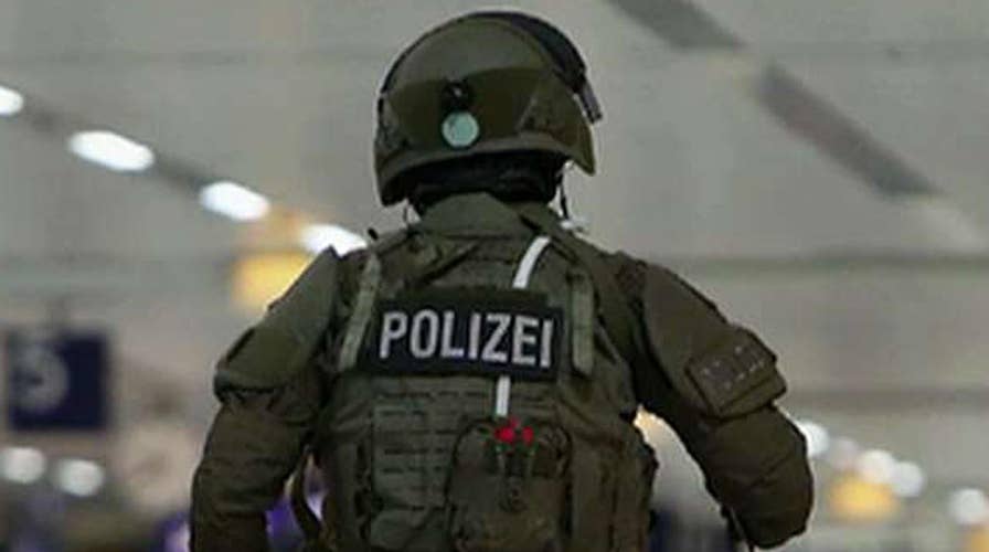 Man with an ax attacks passengers at German train station