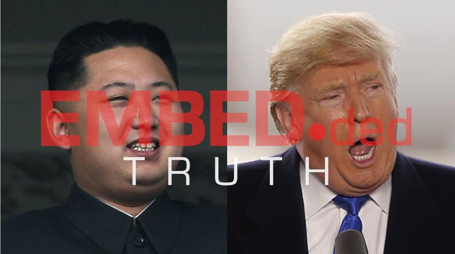 Trump’s history of taking a tough tone against North Korea