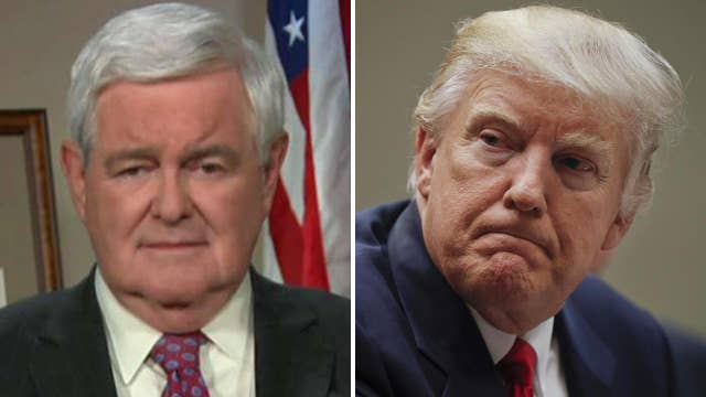Gingrich: Media waging war against the Trump administration