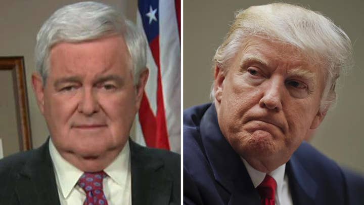 Gingrich: Media waging war against the Trump administration