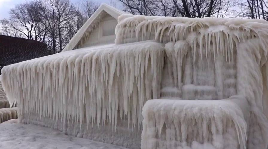 'Frozen' in real life? 'Ice house' fully covered in icicles