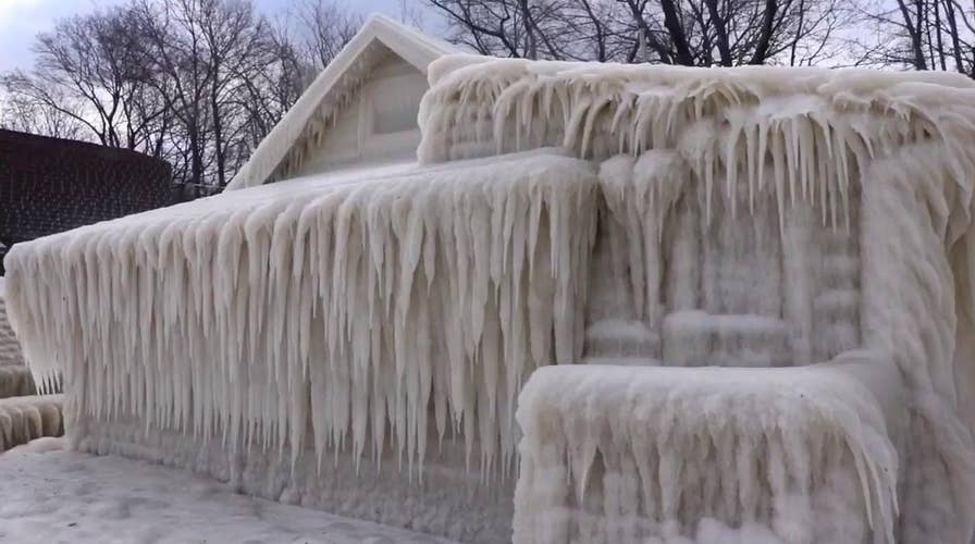 'Frozen' in real life? 'Ice house' fully covered in icicles
