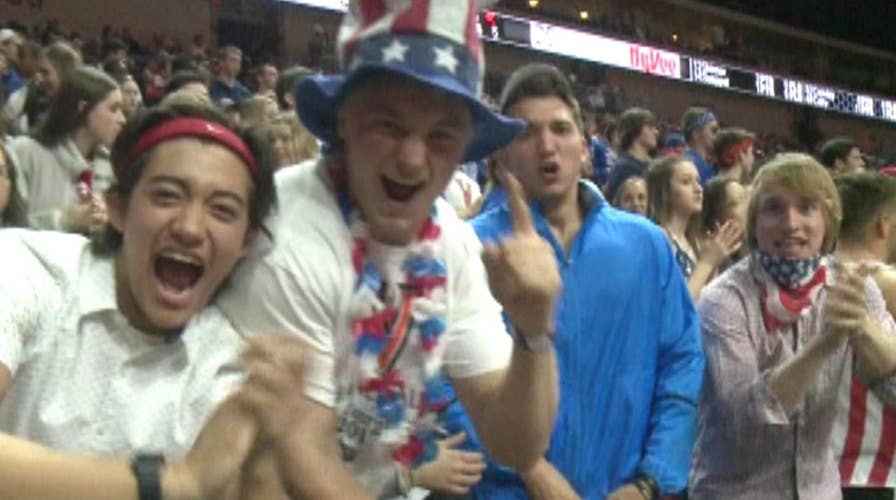 Patriotic attire worn at high school game deemed offensive