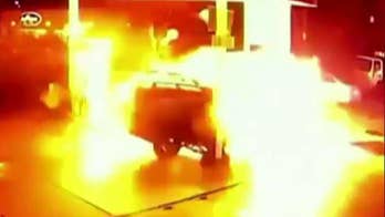 Here's what happens if you drive through a fuel pump