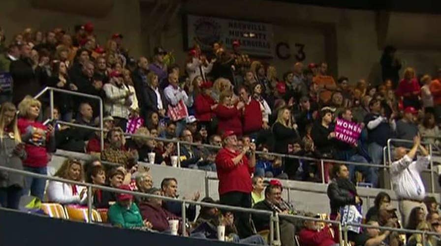 Rally goers react to President Trump's Tennessee speech