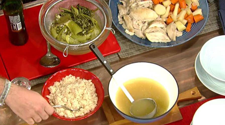 Cooking with 'Friends': Steve Hilton's chicken soup 