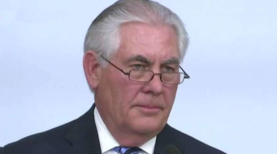 Tillerson uses tough talk on North Korea