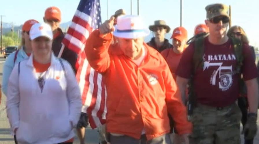 99-year-old Bataan survivor walks to honor those who fell