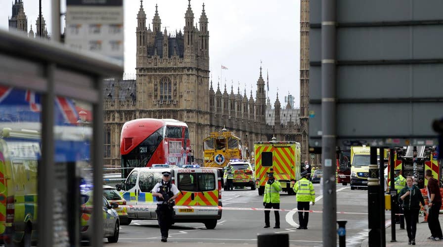 Witness: 'People on the ground' along Westminster Bridge