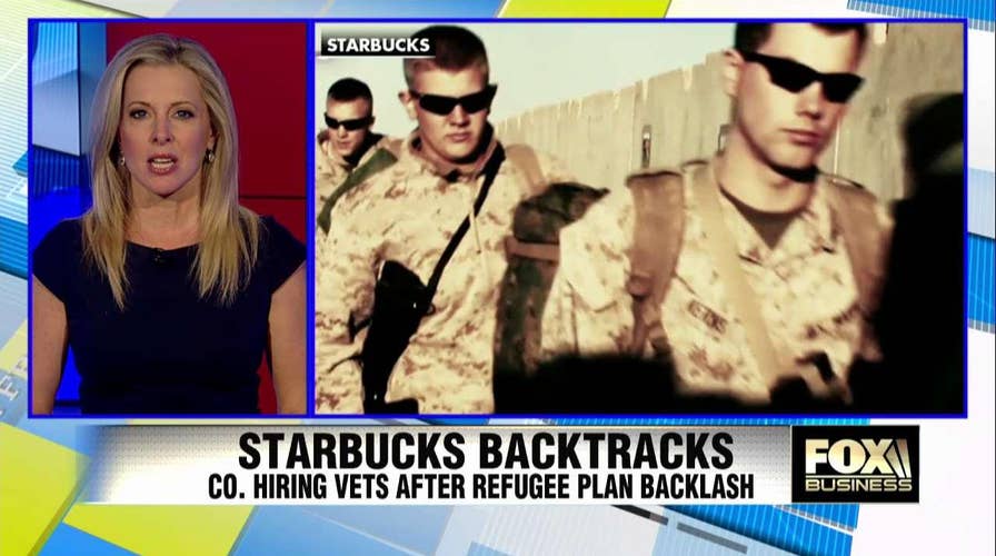 Starbucks hiring veterans
