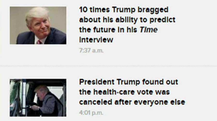 Halftime Report: Trump's time machine