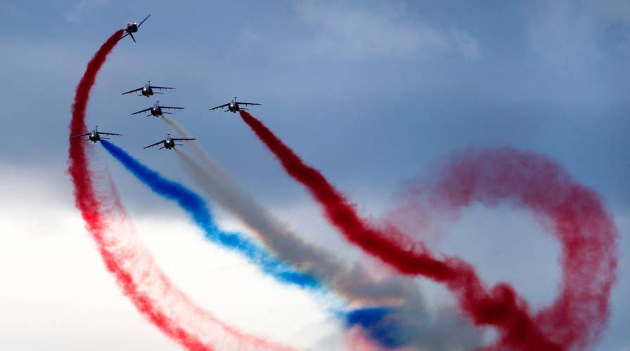 'French blue angels' make historic trip to US