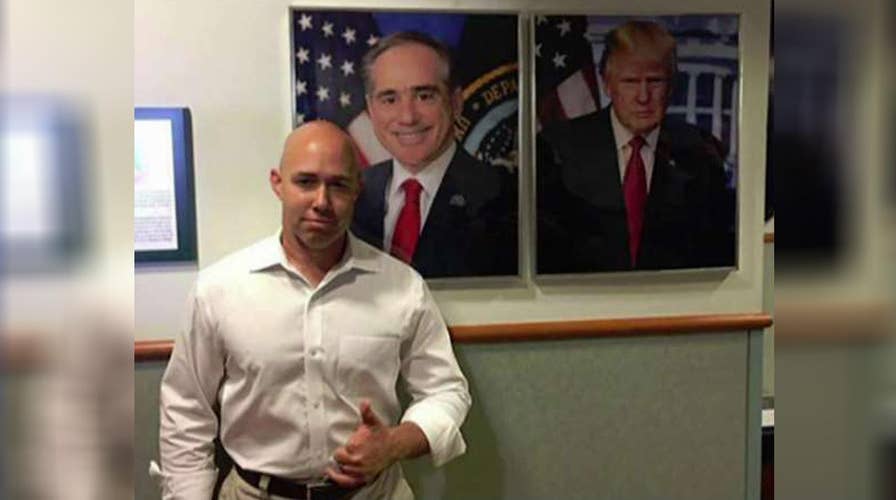 Veteran's efforts force VA to hang Trump portrait