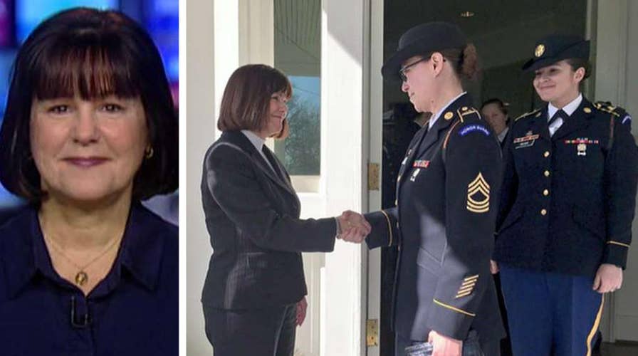 Second Lady Karen Pence honors military spouses