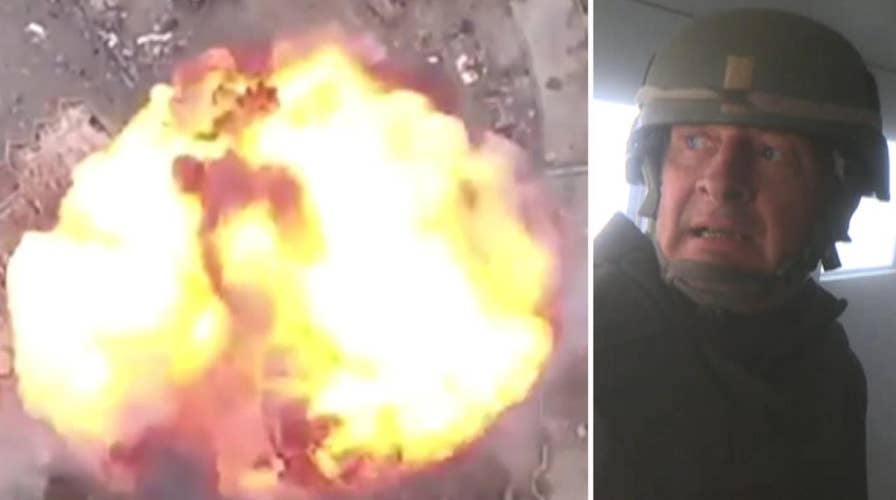 Sky News crew nearly hit by roadside bomb in Iraq