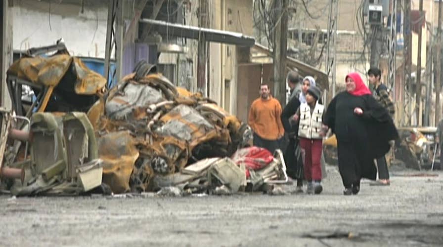 Exclusive video of life on Mosul's frontlines