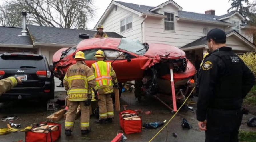 Oregon man watches car catapult onto his boat