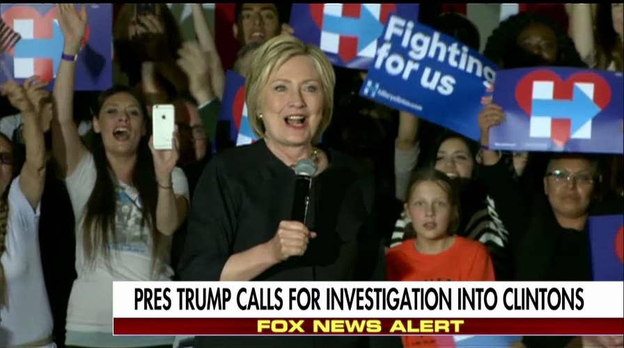 Trump tweet takes aim at Clinton-Russia ties