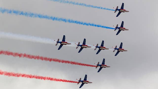 French aerobatic team flies over NYC| Latest News Videos | Fox News