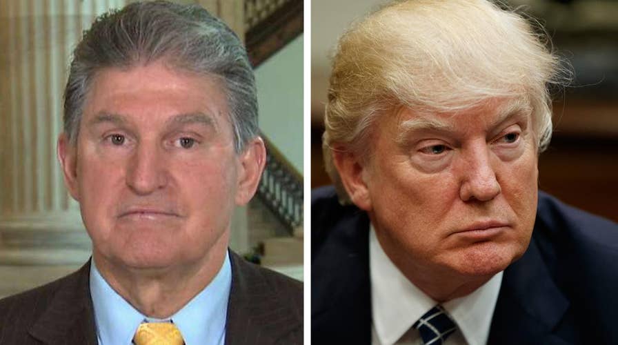 Sen. Manchin on Democrats working with the president