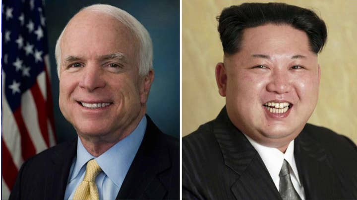 McCain calls Kim Jong Un a 'crazy fat kid'