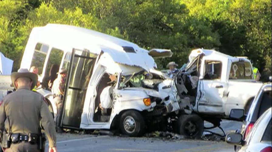 Deadly head-on collision between church bus, truck