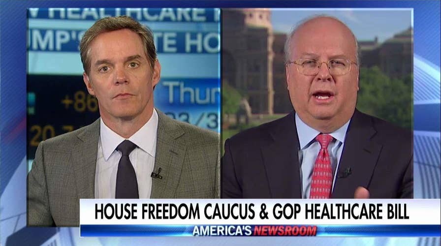Rove: Trump should not "punch down" at Freedom Caucus