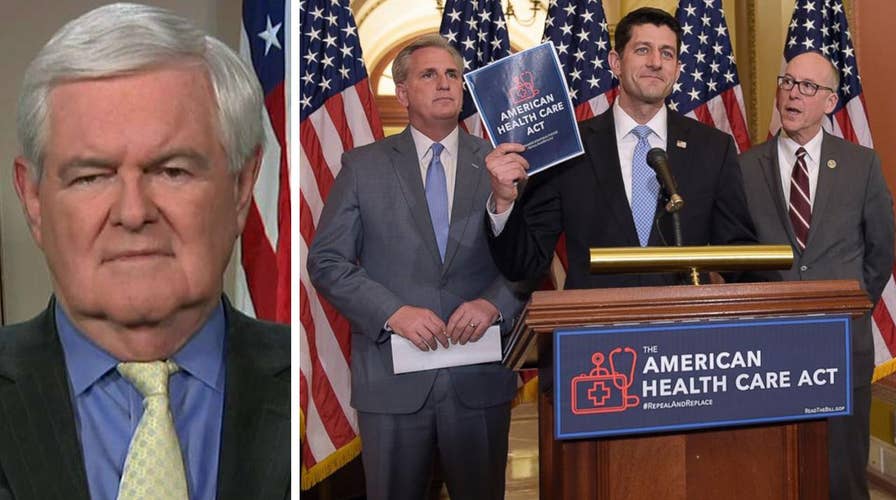 Newt Gingrich outlines why GOP health care bill failed
