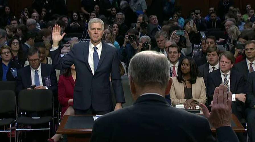 Two Democratic senators now support Gorsuch