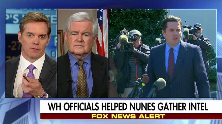 Newt Gingrich reacts to Flynn, Nunes reports