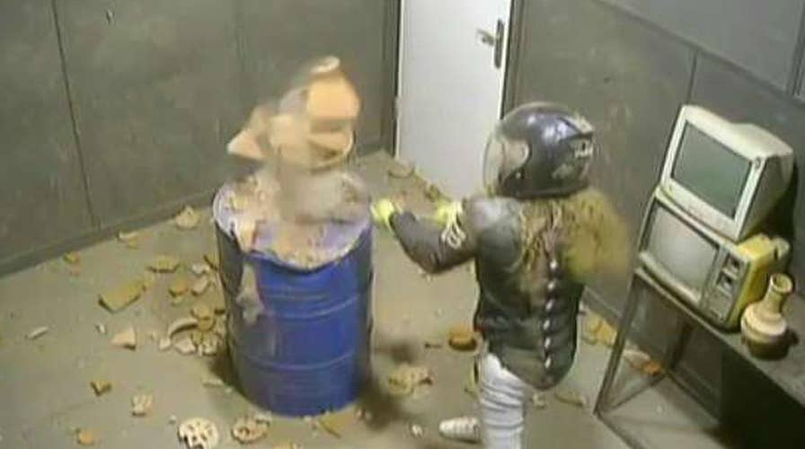 Rage rooms let participants smash items to relieve stress