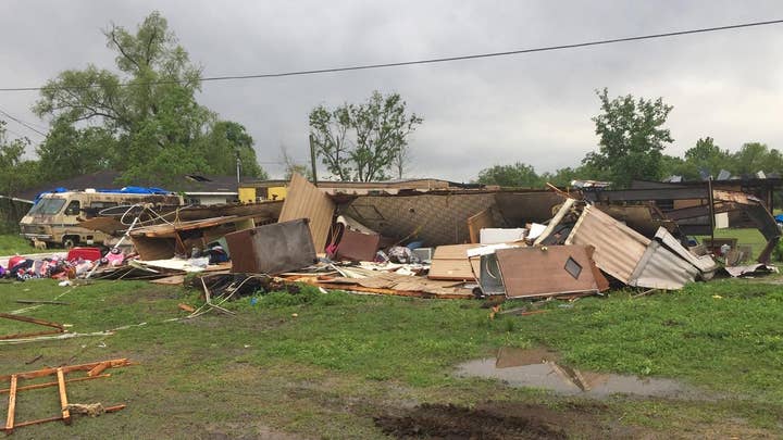 Tornado flips home, kills mother and 3-year-old daughter