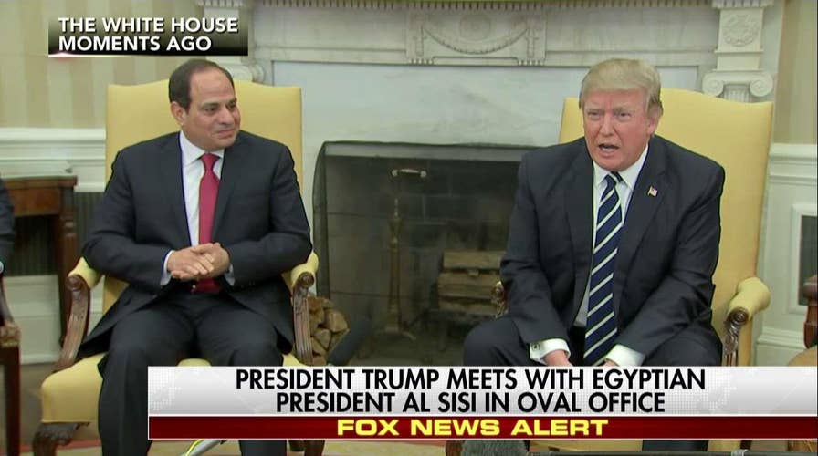Egyptian President and Trump